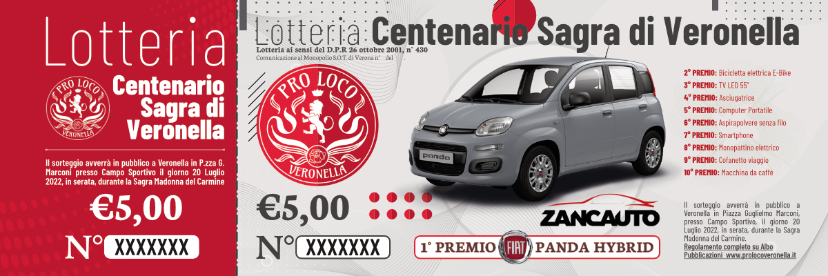 Lotteria Centenario Veronella